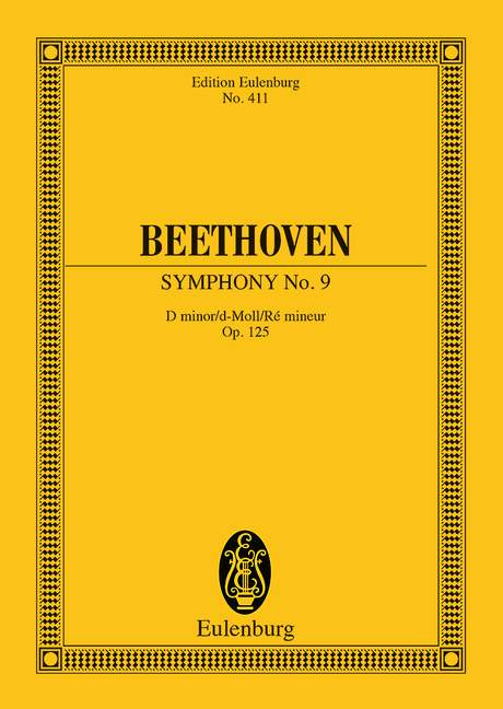 Symphony No. 9 D minor = Symphonie Nr. 9, op. 125 [study score]