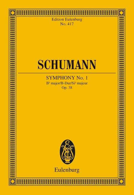 Sinfonie Nr. 1 B-Dur op. 38 [study score]