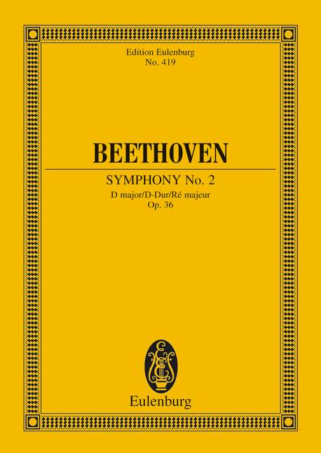 Sinfonie Nr. 2 D-Dur op. 36 [study score]