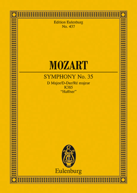 Sinfonie Nr. 35 D-Dur KV 385 [study score]