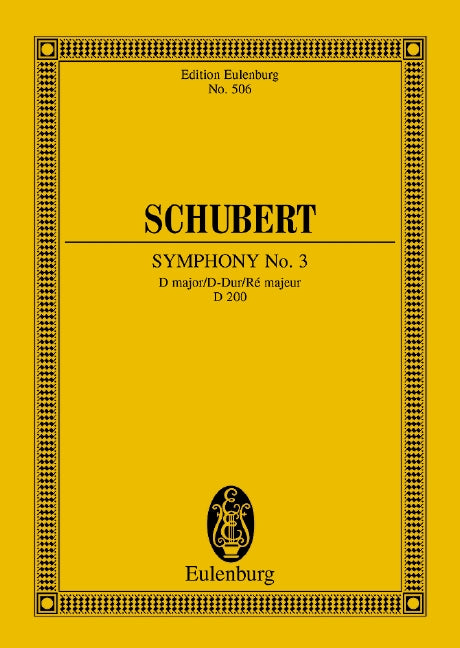Sinfonie Nr. 3 D-Dur D 200