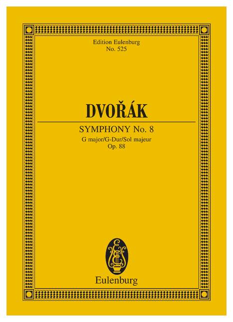 Sinfonie Nr. 8 G-Dur op. 88 B 163 [study score]