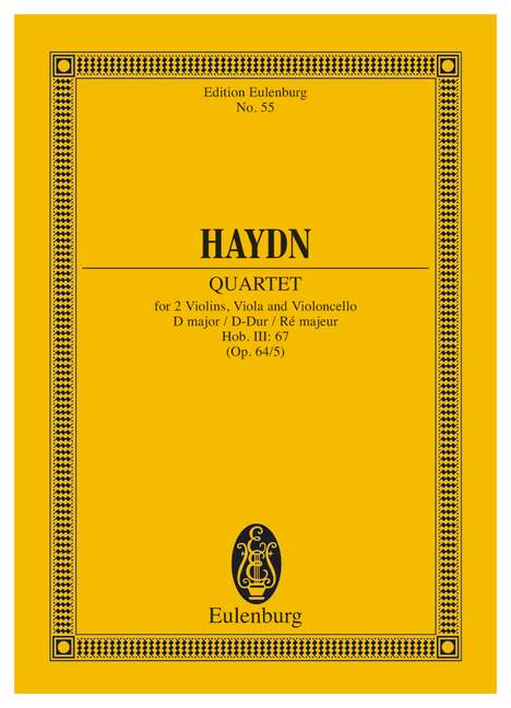 String Quartet D major, Lerchen op. 64/5 Hob. III: 63