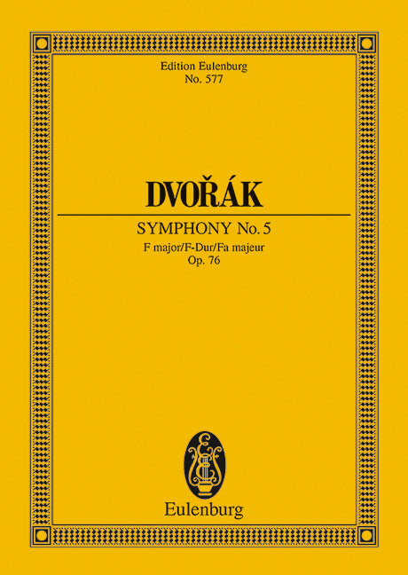 Sinfonie Nr. 5 F-Dur op. 76 B 54