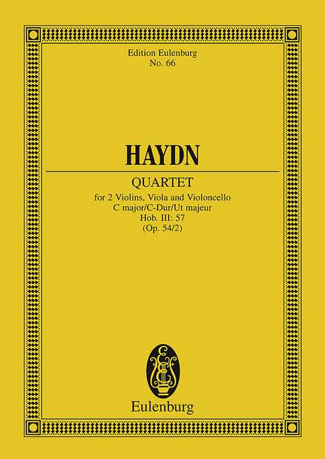 String Quartet C major op. 54/2 Hob.III: 57