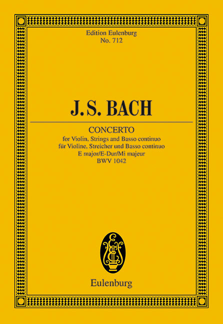 Konzert E-Dur BWV 1042