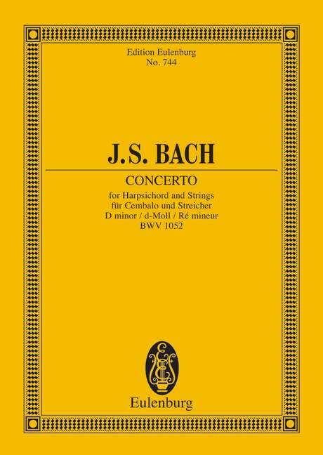 Konzert d-Moll BWV 1052 [study score]