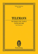 Musique de table, 3me Production（ポケットスコア）