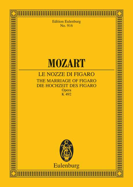 Le Nozze di Figaro KV 492 [study score]