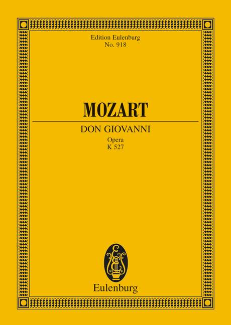 Don Giovanni KV 527 [study score]