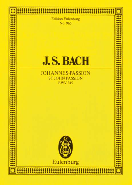 Johannes-Passion BWV 245（ポケットスコア）