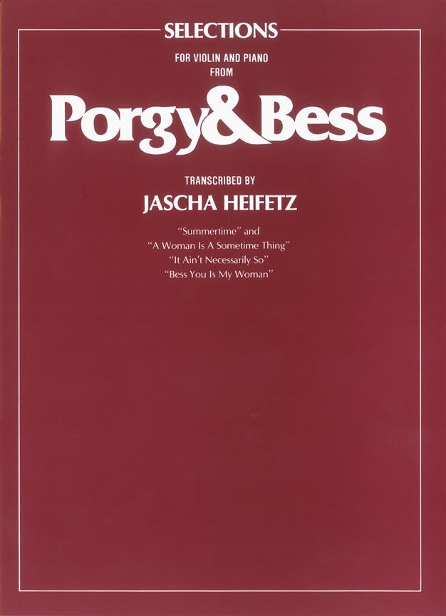 Porgy And Bess Selections For Violin
