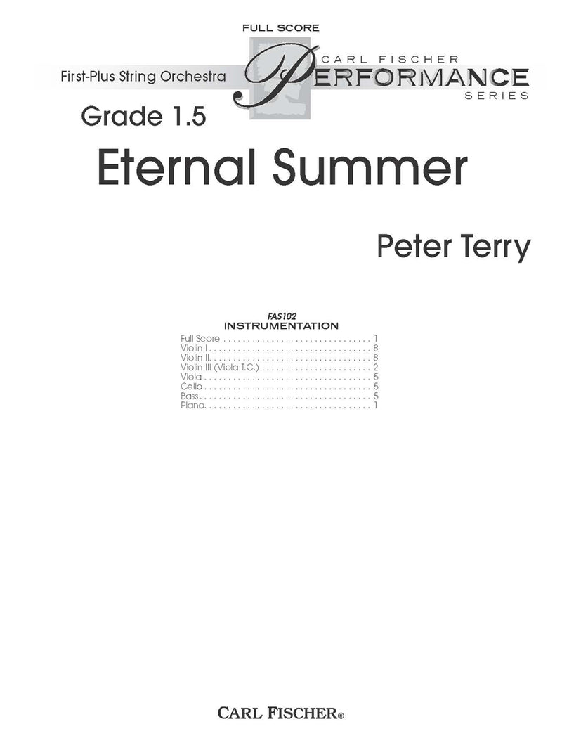 Eternal Summer (Score Only)