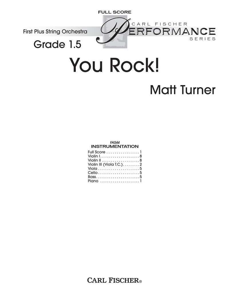 You Rock! (Score Only)