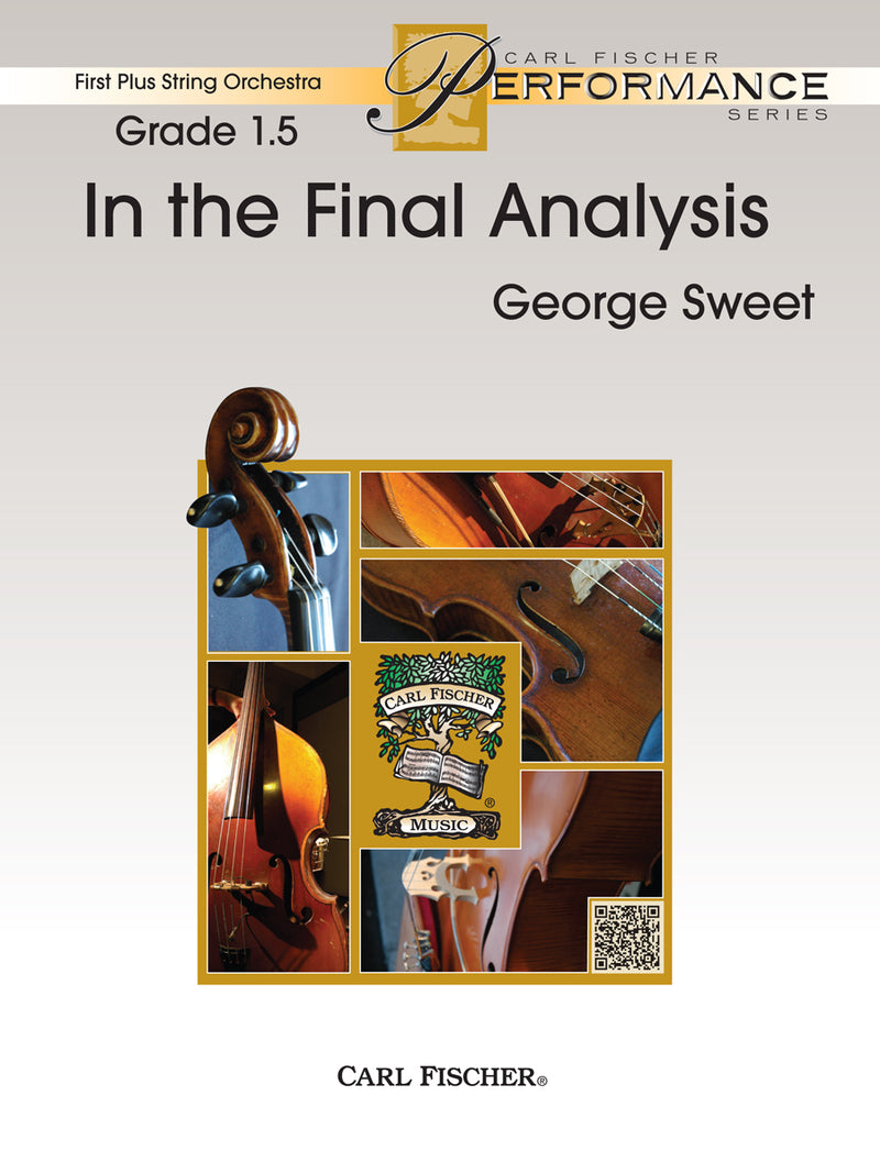 In the Final Analysis, String Orchestra (Score & Parts)