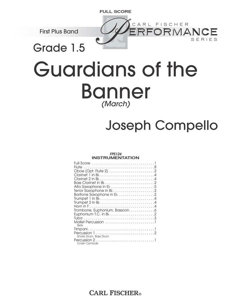 Guardians of the Banner (Study Score)