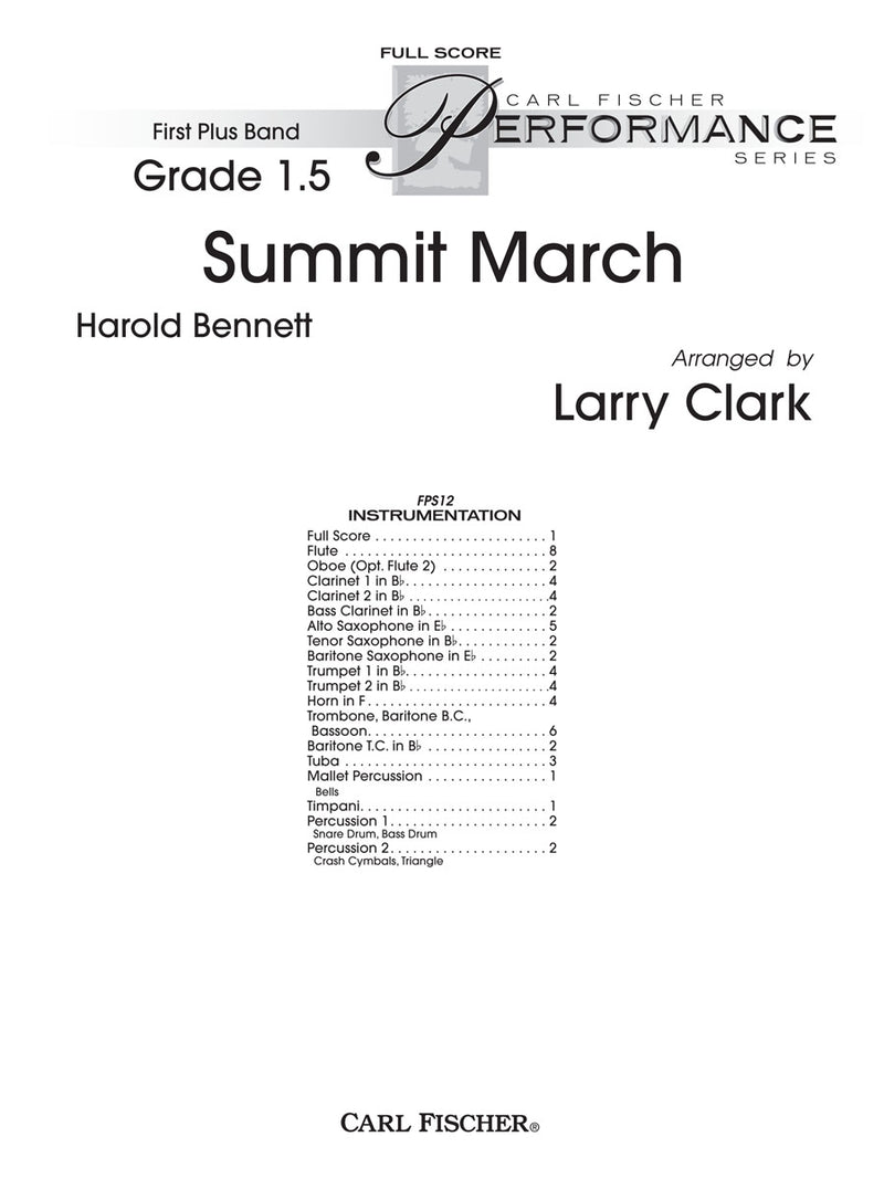 Summit March (Score Only)