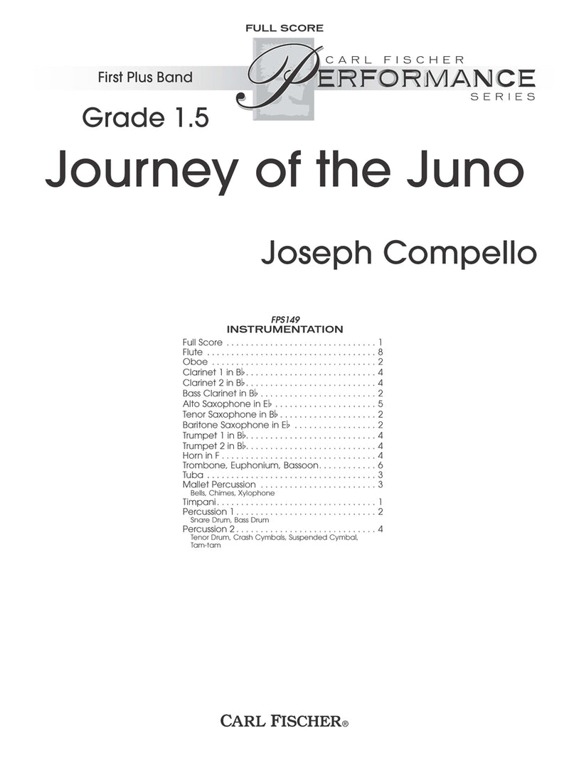 Journey of the Juno (Study Score)