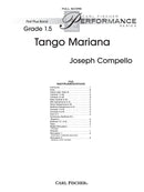 Tango Mariana (Score Only)