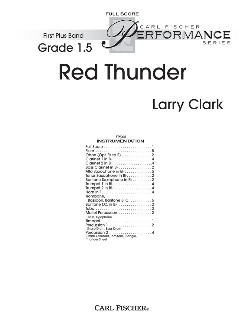 Red Thunder (Score Only)