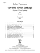 Favorite Hymn Settings for the Church Year, Vol. 4: Lent