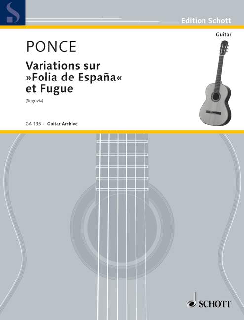 Variations sur Folia de España et Fugue