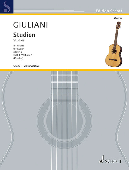 Studien für Gitarre op. 1a, Book 1