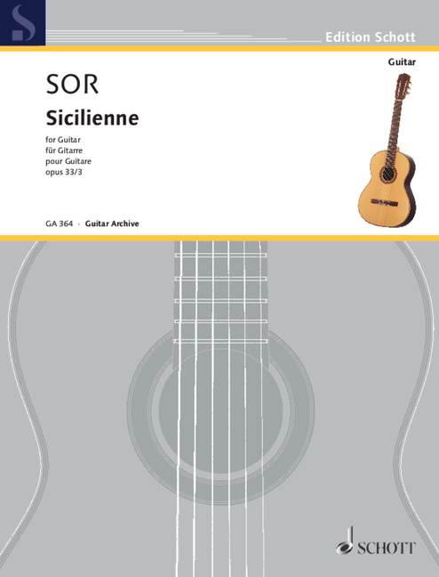 Sicilienne op. 33