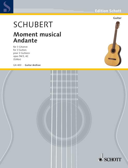 Moment musical und Andante op. 94/3 und op. 42 D 780, D 845/2