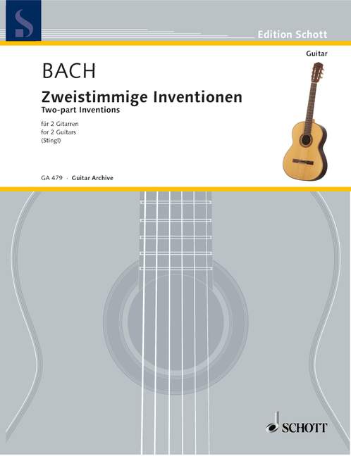 Zweistimmige Inventionen BWV 772-786 (2 Guitars)