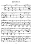 Sonatina for Violin and Piano G major op. 100 [Performance score, part(s)]