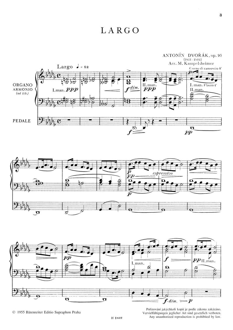 Largo (aus der IX. Symphonie), arr. Piano