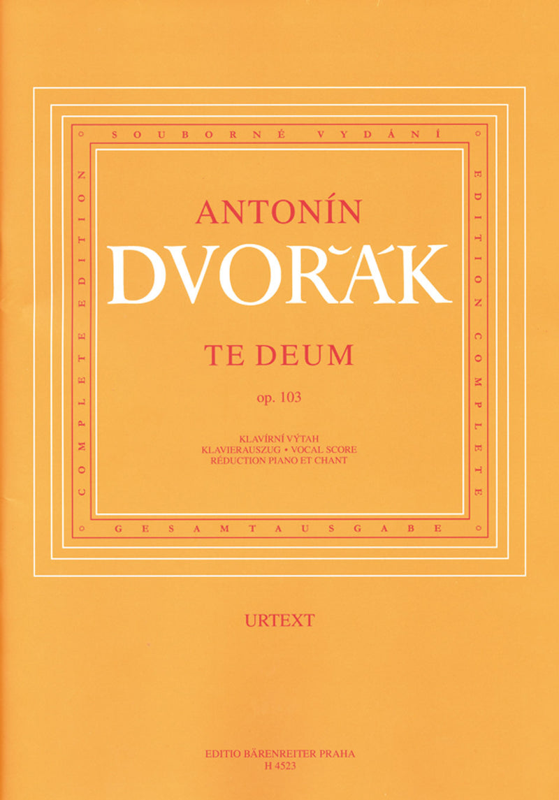 Te Deum op. 103 （ヴォーカル・スコア）