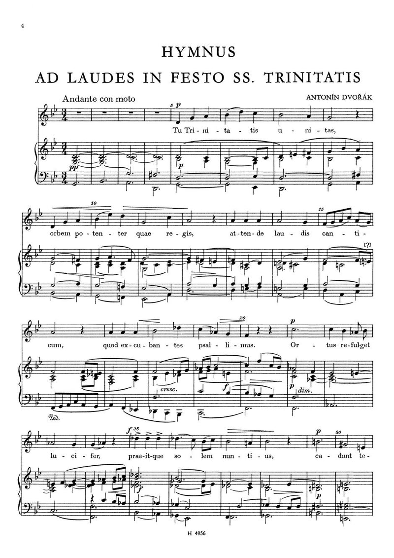 Three Sacred Songs op. 19b [singing score, Performance score]