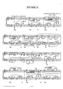 Dumka - Furiant op. 12 / zwei kleine Perlen (B 156)