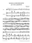 Konzertante Musik für Bratsche und Klavier