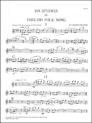 Six Studies in English Folk Song (E flat Saxophone part)