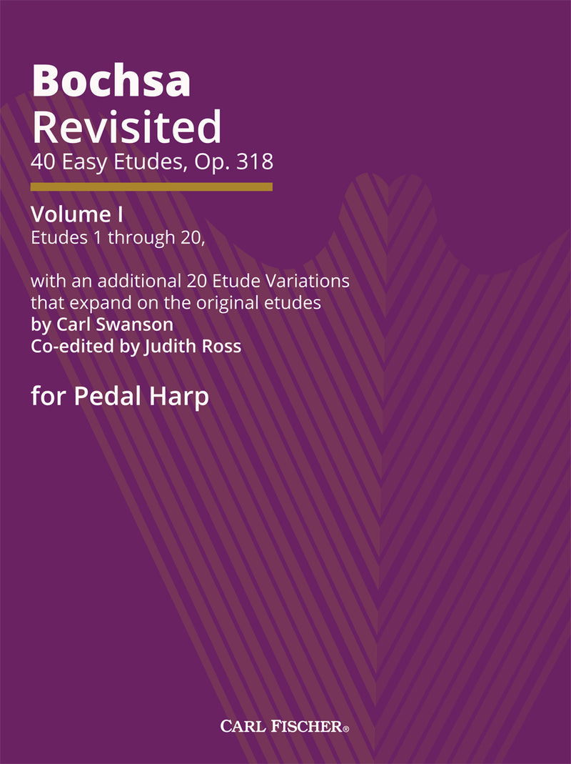 Bochsa Revisited (Pedal Harp)- 40 Easy Etudes, Op. 318 - Vol I