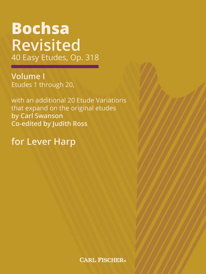 Bochsa Revisited (Lever Harp)- 40 Easy Etudes, Op. 318 - Vol I