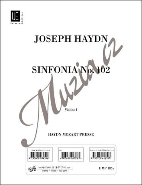 Sinfonia Nr. 102 Hob. I:102 (Violin 1 part)