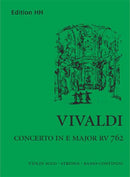 Concerto in E major RV 762 (Basso continuo part)