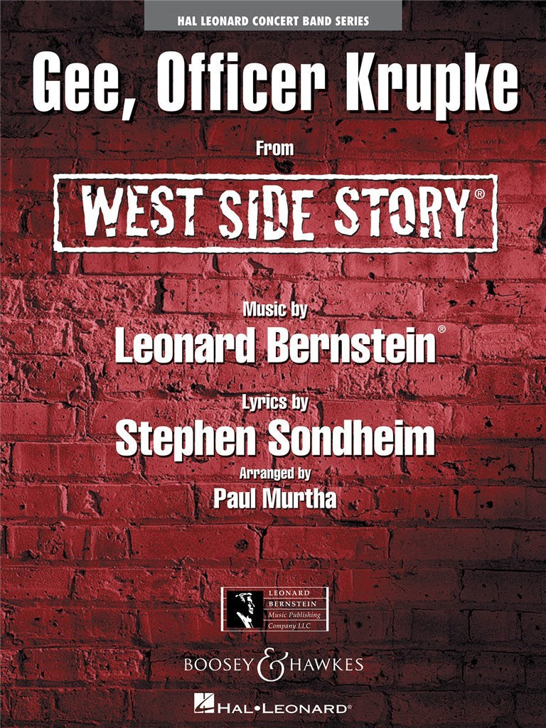 Gee, Officer Krupke - From West Side Story (Concert Band)