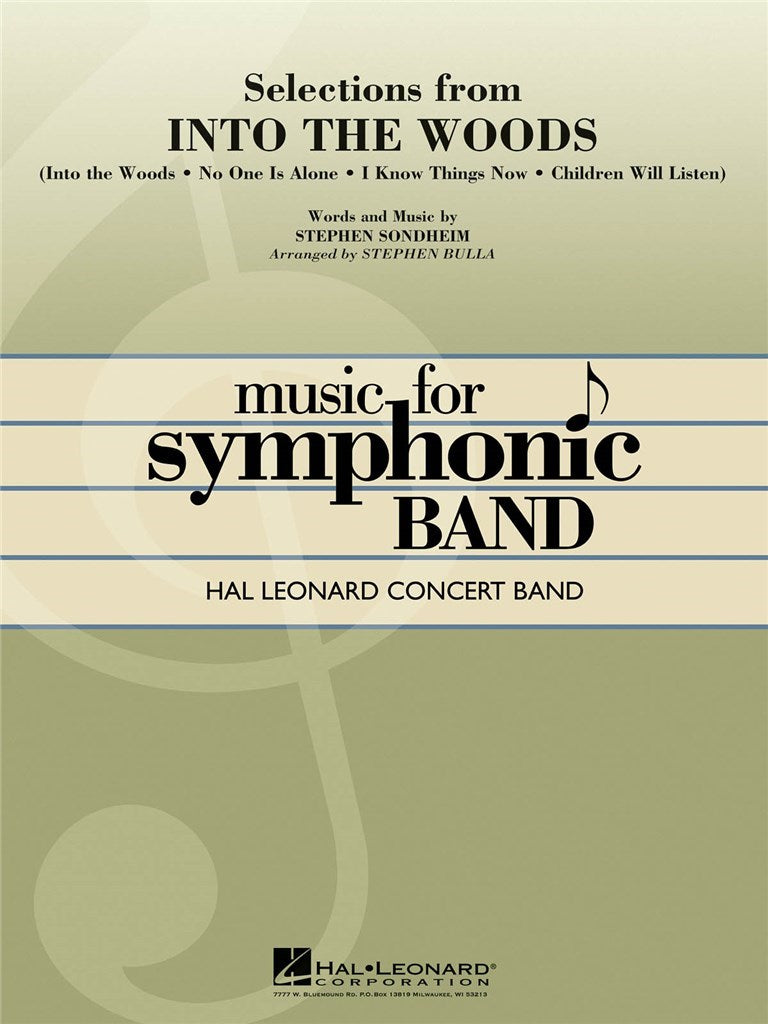 Selections from Into the Woods, arr. Concert Band (Score & Parts)