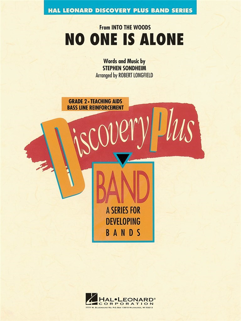 No One Is Alone, arr. Concert Band (Score & Parts)