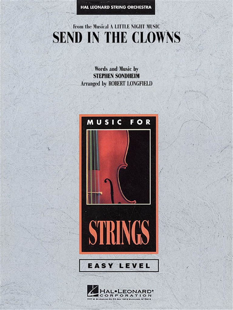 Send in the Clowns, arr. String Orchestra (Score & Parts)