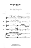 Trois Chansons SATB