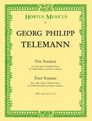 Vier Sonatas for Treble Recorder and Basso continuo (from "Der getreue Musikmeister")