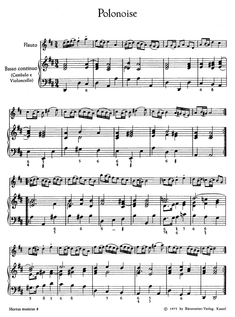 Der getreue Musikmeister [score, part(s)]