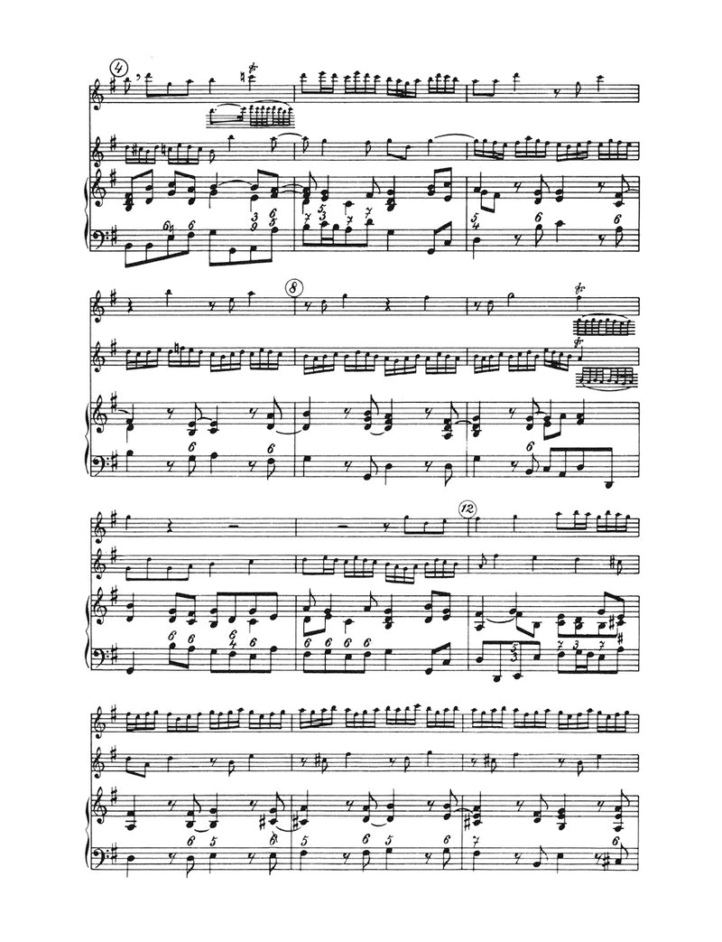 Triosonate für Altblockflöte (Flute, Violine), Oboe (Flute, Violine) und Basso continuo e-Moll TWV 42:e6