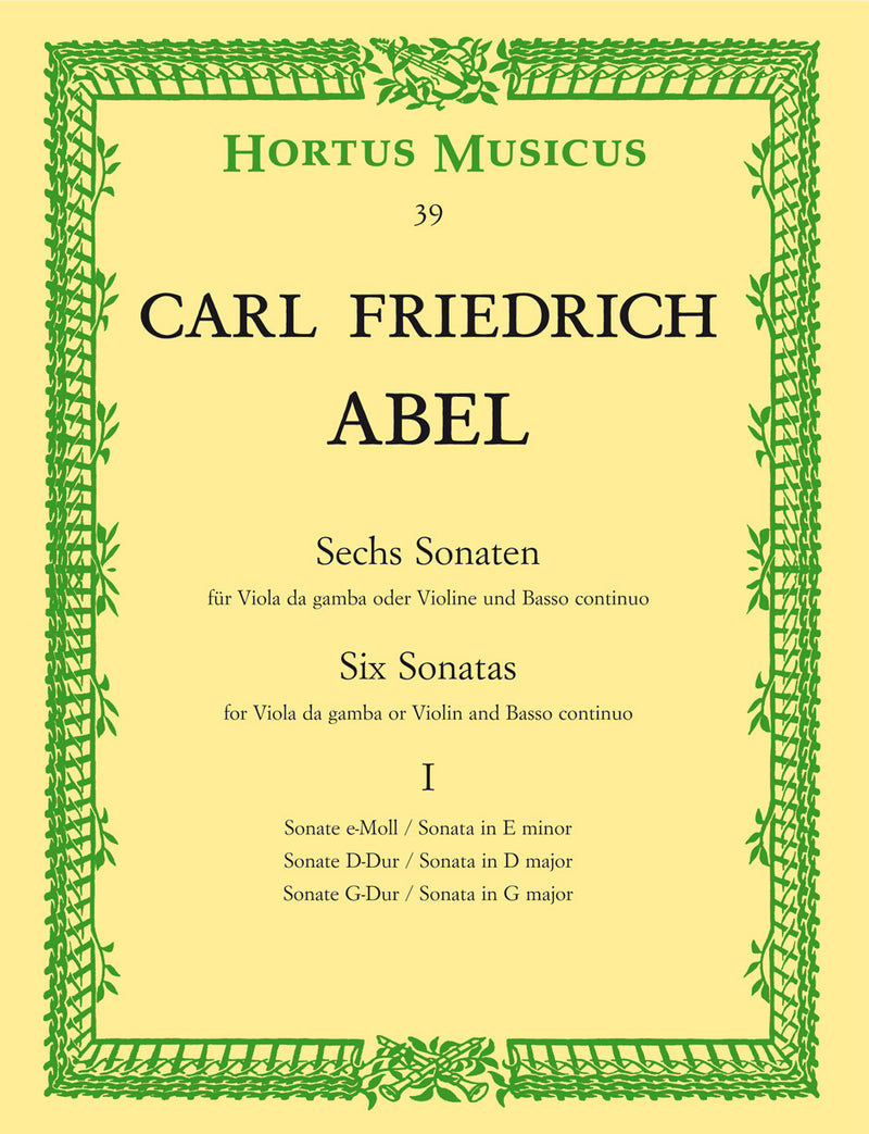 Sechs Sonatas, vol. 1